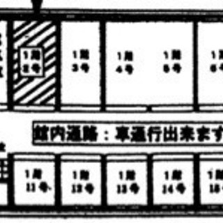 貸し倉庫♫前面にトラック進入可能で荷降ろし便利♫ - レンタルオフィス