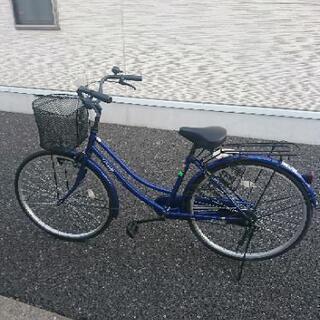 自転車 (購入後半年経過)ブルー ママチャリ 
