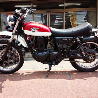 NO.2826　２５０ＴＲ　空冷４サイクル単気筒２５０ｃｃ　レッド＆ホワイト　☆彡 NO.2826 250TR 空冷4サイクル単気筒250cc レッド＆ホワイト