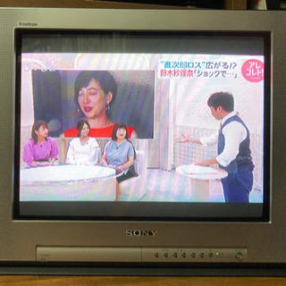 SONYフラットブラウン管テレビ21型