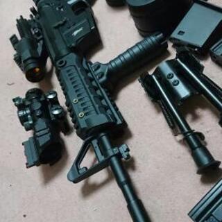 caa m4 電動ガンフルメタル 豪華オプションパーツつき☆