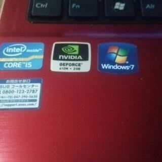本日限定超特価　しかも値下げあり！ノートパソコン　ＡＳＵＳ　Ｋ５３Ｓ　Ｗｉｎ７ 本日限定超特価 しかも値下げあり！ノートパソコン ASUS K53S