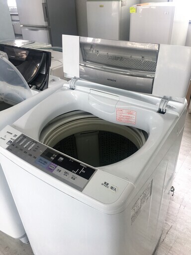 日立9.0Kインバーター洗濯機2013年製