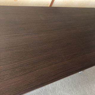 【新品・送料無料】コンパクトデスク　DBR/WH 楽天市場】デスクワゴン付き(DX001 120 BK) ニトリ 【玄関先迄