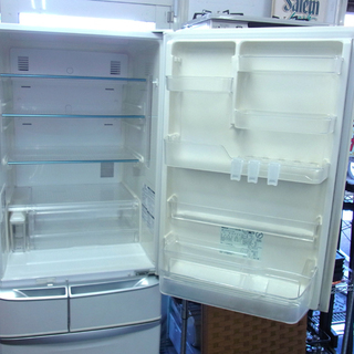南12条店 格安 ナショナル 465L 冷蔵庫 右開き フレンチドア 5ドア 2007年