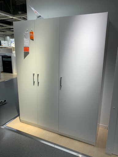 IKEA 収納家具 ワードローブ ホワイト