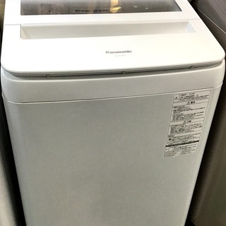 【送料無料・設置無料】洗濯機 2016年製 Panasonic NA-FA80H3 中古