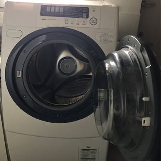 ドラム式洗濯機 サンヨー AQUA AWD-AQ380(右開き)