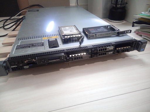 Dell PowerEdge R610 Xeon X5550*2 Mem 56GB SAS-HDD 146GB おまけでSSD512GB
