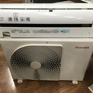 ☆中古￥10,000！TOSHIBA 6畳用2.2kwルームエアコン 家電 RAS-221DS(W