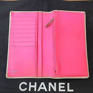 鑑定済み 正規品 CHANEL シャネル カンボンライン長財布を売ります