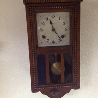 明治時計製造柱時計　