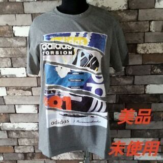 グレー♪adidasオリジナルス♪Tシャツ☆