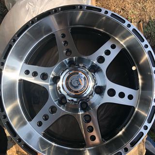 16×8J 6×139.7−20 16インチ新品アルミホイール 4本セット