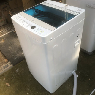 ハイアール 2017年製 4.5kg 全自動洗濯機 ホワイトHa...