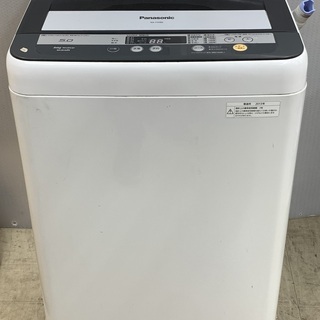 【終了】J125 【動作確認済】パナソニック　全自動洗濯機　5K...