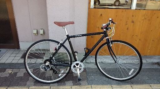 美品☆WEEKEND BIKES 700cクロスバイク アルミ/7speed/ブラック