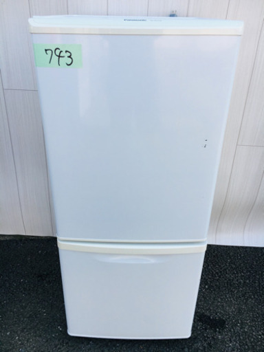 743番 Panasonic✨ ノンフロン冷凍冷蔵庫❄️NR-TB143W-HG‼️