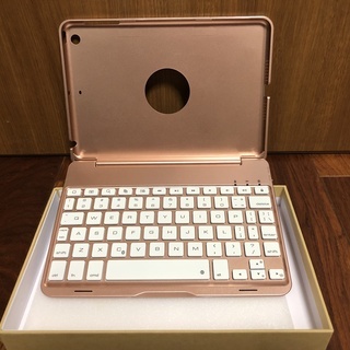 iPad mini2/3 キーボードケース (ローズゴールド)