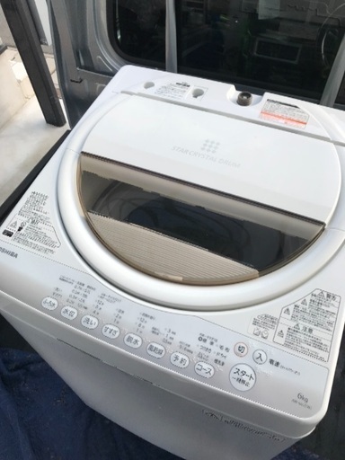 取引中2015年製東芝全自動洗濯機6キロ。千葉県内配送無料。設置無料。