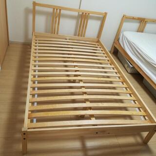ベッドフレーム　セミダブル　IKEA