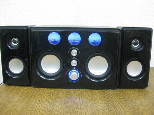 fuze VUメーター搭載 アンプ内蔵2.1chスピーカーシステム AVS230VU