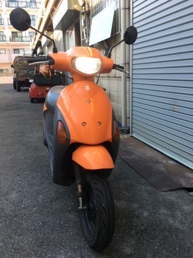 中古車オートバイ スズキ レッツ4 オレンジ | 川口輪業