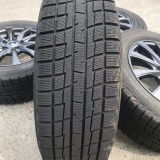 社外ホイール付き 4本セット 215/60r16 YOKOHAMA iceGUARD iG30plus 2014年製 深溝 16X6.5J ET53 5X114.3 美品 管理番号81101