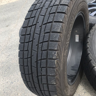 社外ホイール付き 4本セット 215/60r16 YOKOHAMA iceGUARD iG30plus 2014年製 深溝 16X6.5J ET53 5X114.3 美品 管理番号81101