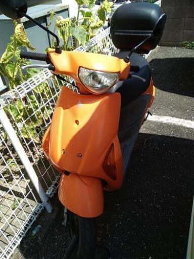 取引き完了しました！スズキレッツ5 リヤボックス付き
