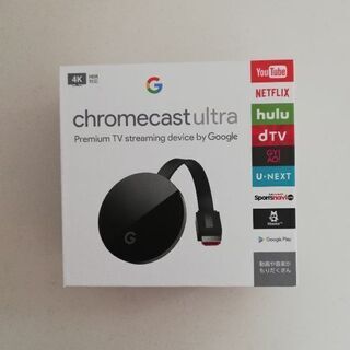 Google Chromecast Ultra（美品）