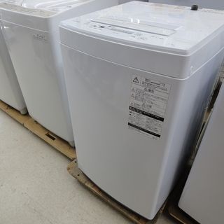 TOSHIBA/東芝 洗濯機 4.5kg 2018年製 ホワイト AW-45M5 【ユーズド 