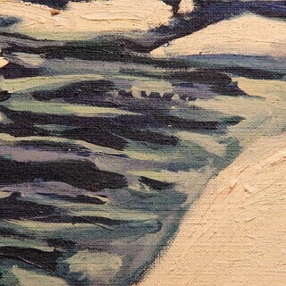 朝倉力男 F4号油彩