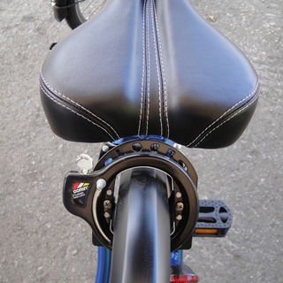 美品　COURAGE 700C 自転車 CRAF700C BL シマノ7段ギア LEDライト クロスバイク クラージュ