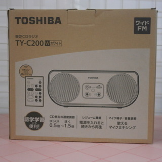 ,【引取限定】　東芝　CDラジオ　中古品　TY-C200　201...
