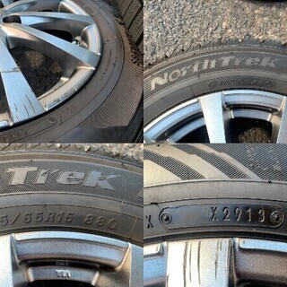 Ｅｘｃｅｅｄｅｒ　フリードに装着していた１５インチスタッドレスセット