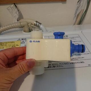 洗濯機から水道の蛇口を作る物