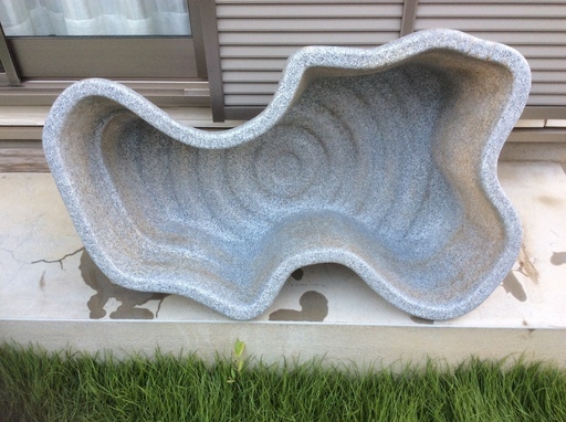 中古 御影石調 ひょうたん池 成型池 庭池 簡易池 埋め込み池 90センチ あぴちゃん 東伏見のその他の中古あげます 譲ります ジモティーで不用品の処分