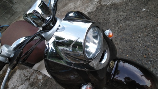 ヤマハビーノFI SA37J ブラウン 外装新品、タイヤバリ山 ヤマハビーノ