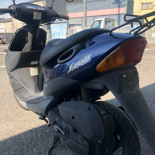 ⭐︎原付き バイク スズキ 50cc レッツ2 ブルー シャッターキー 現状車 エンジン実働 お安く売ります！
