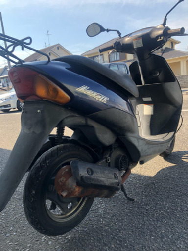 ︎原付き バイク スズキ 50cc レッツ2 ブルー シャッターキー 現状車 ...