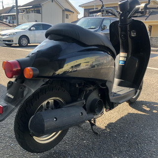のんページ② ⭐︎原付き バイク スズキ 50cc レッツ2 ブルー シャッターキー