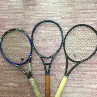 硬式テニスラケット 3本