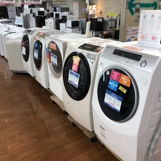 ドドン！と展示中！ドラム式洗濯機大量入荷しています！