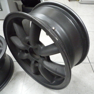ブラックレーシング☆15×6.5J PCD114.3 稀少＋40 ガンメタ 2本 RSワタナベ