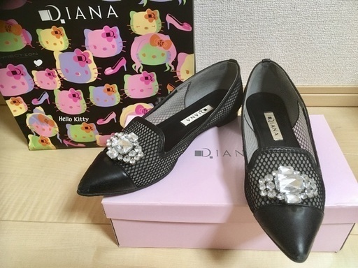★DIANA★ダイアナ フラットパンプス 24cm