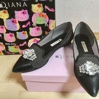 ★DIANA★ダイアナ フラットパンプス 24cm