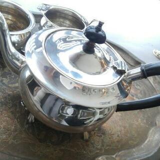 英国アンティーク YEOMAN 純銀P ティーセット