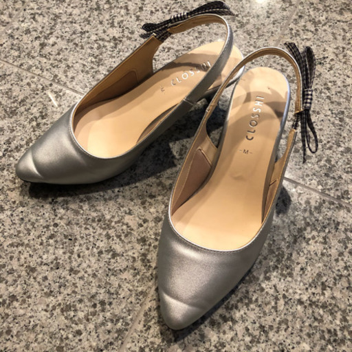 しまむら チェック ストラップパンプス まあ 博多の靴 パンプス の中古あげます 譲ります ジモティーで不用品の処分