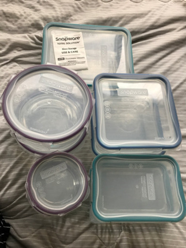 スナップウェア ガラス製保存用品18pc Sarita 日暮里の食器 その他 の中古あげます 譲ります ジモティーで不用品の処分